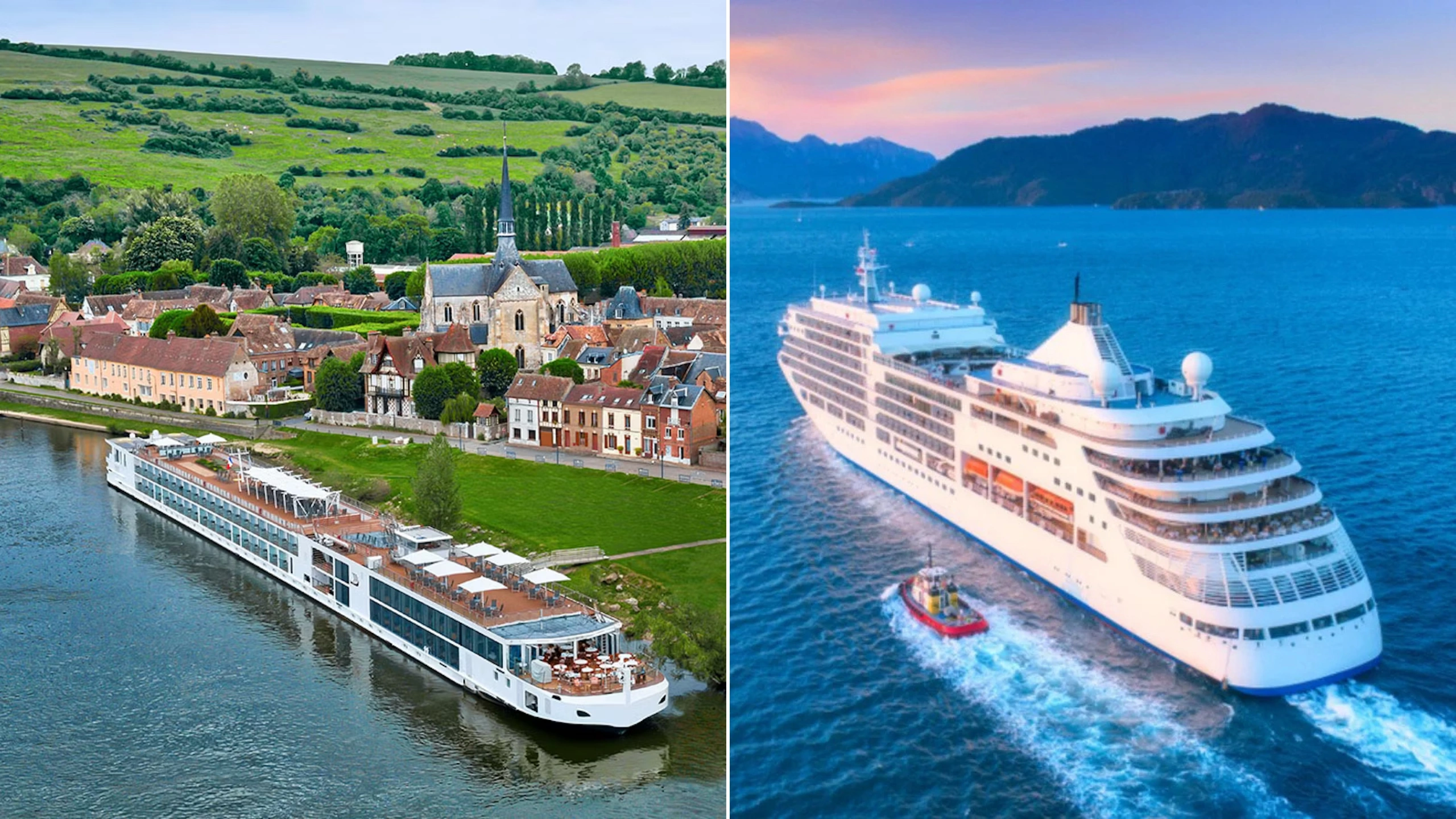 River Cruise vs Ocean Cruise