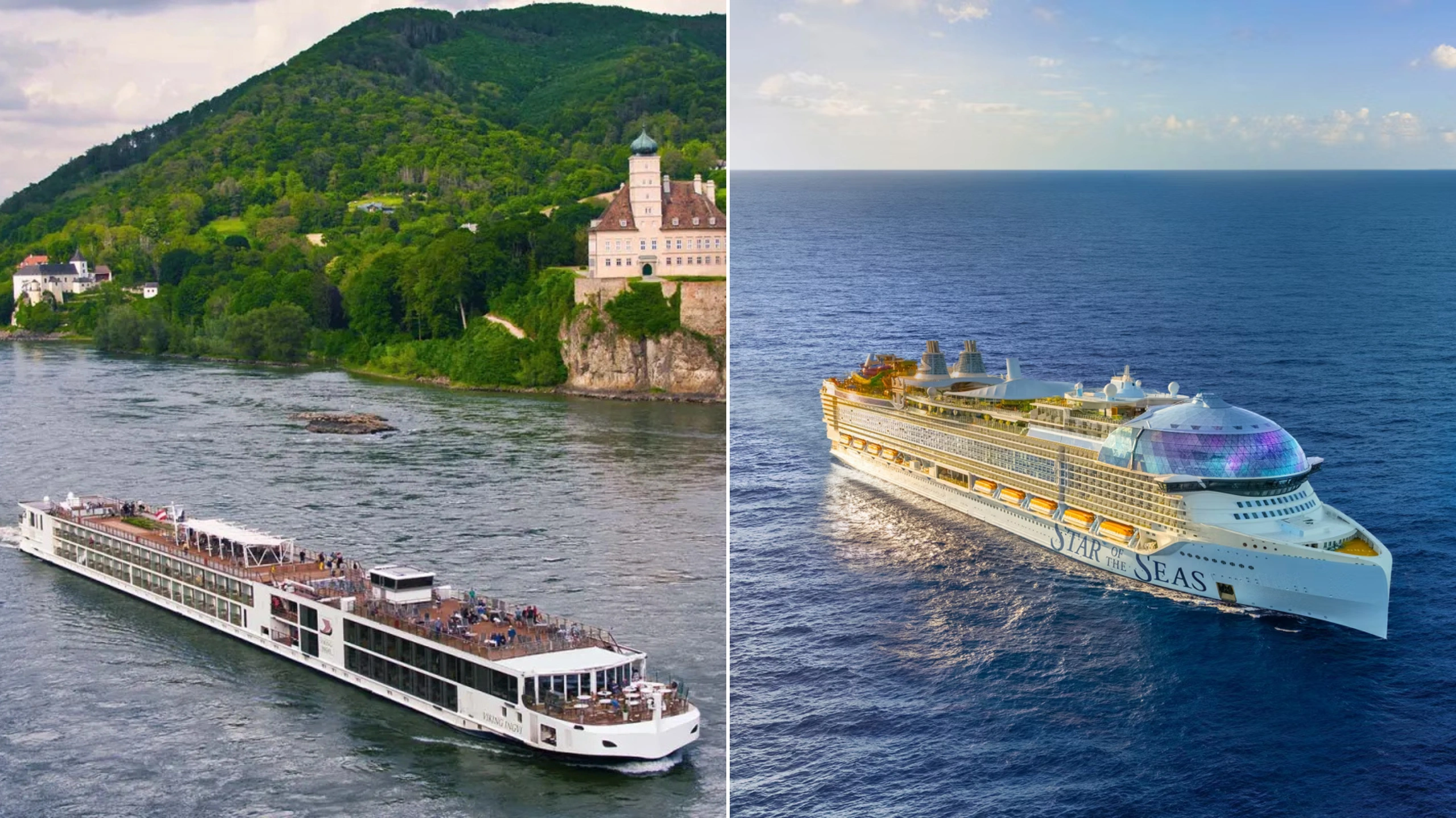 River Cruise vs Ocean Cruise