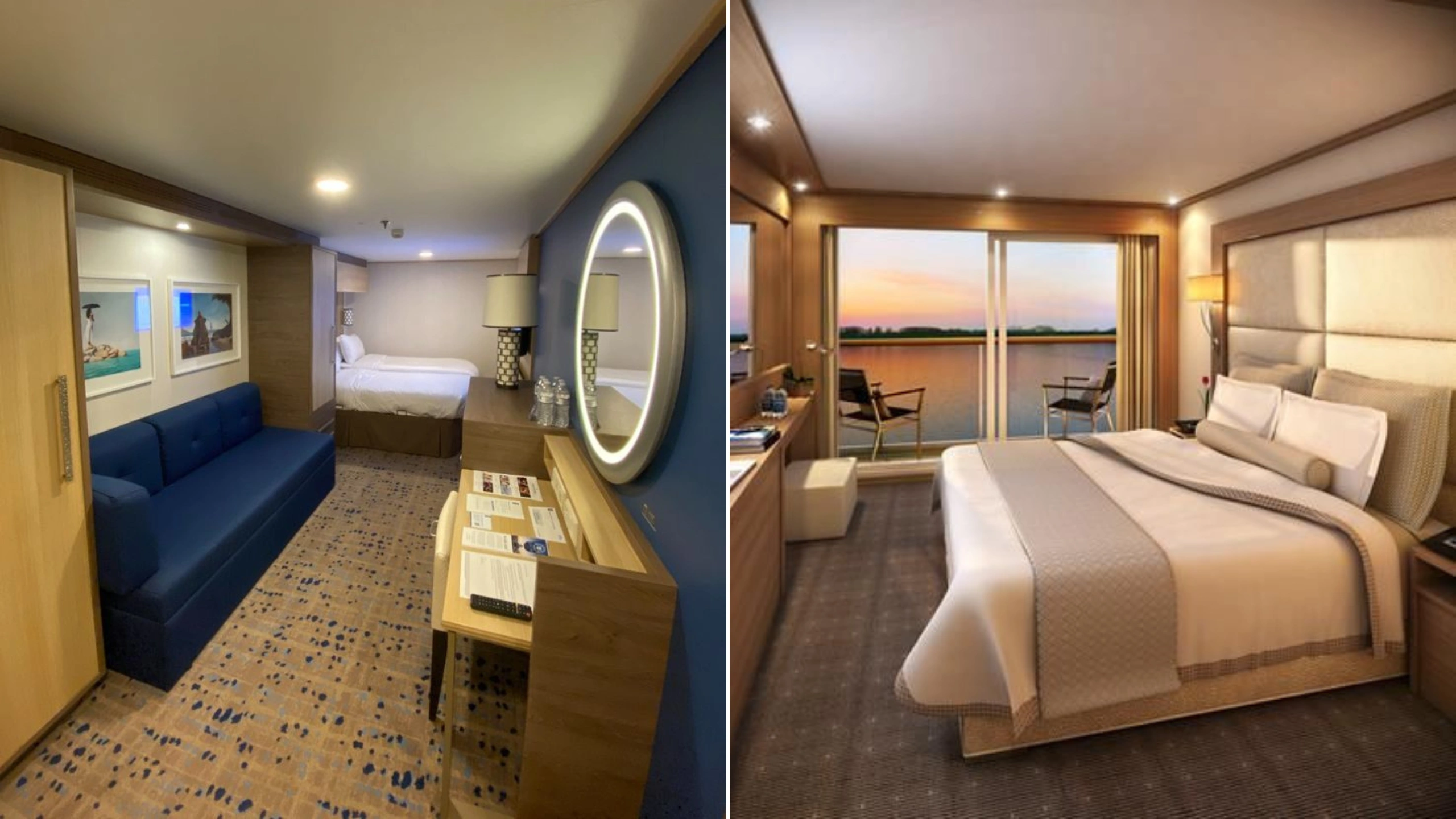 River Cruise vs Ocean Cruise