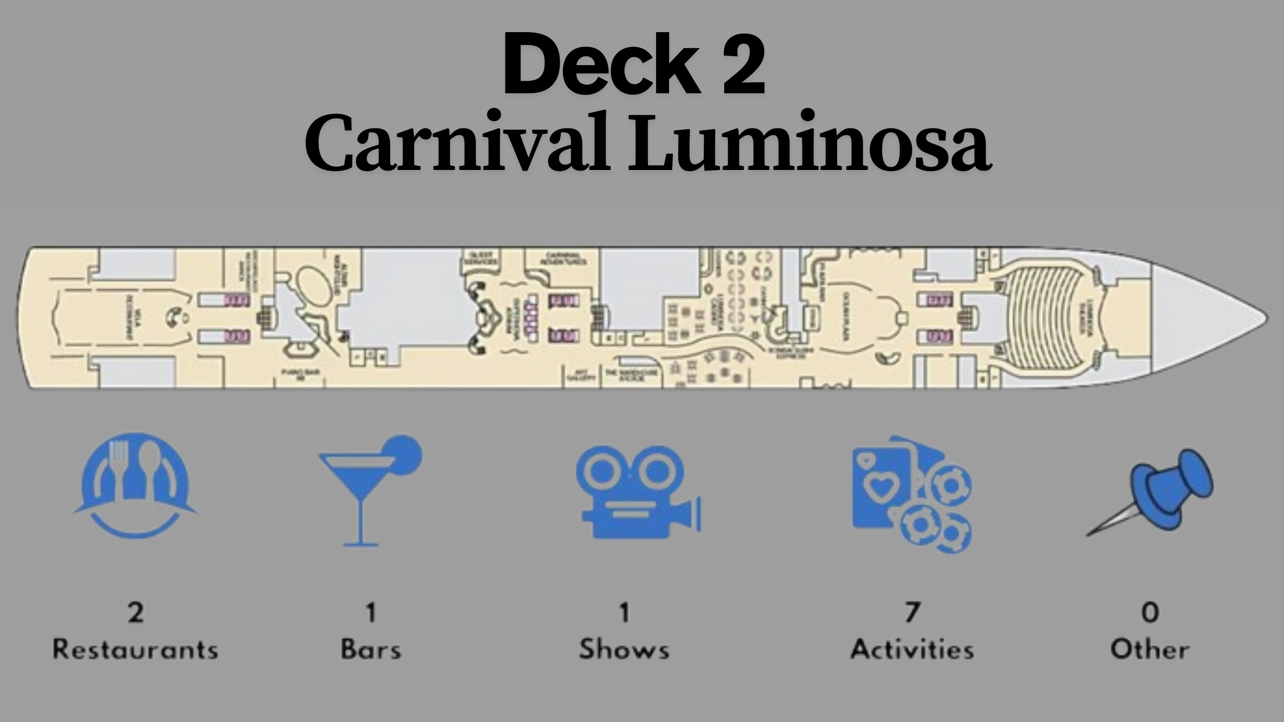 Carnival luminosa Deck Plans