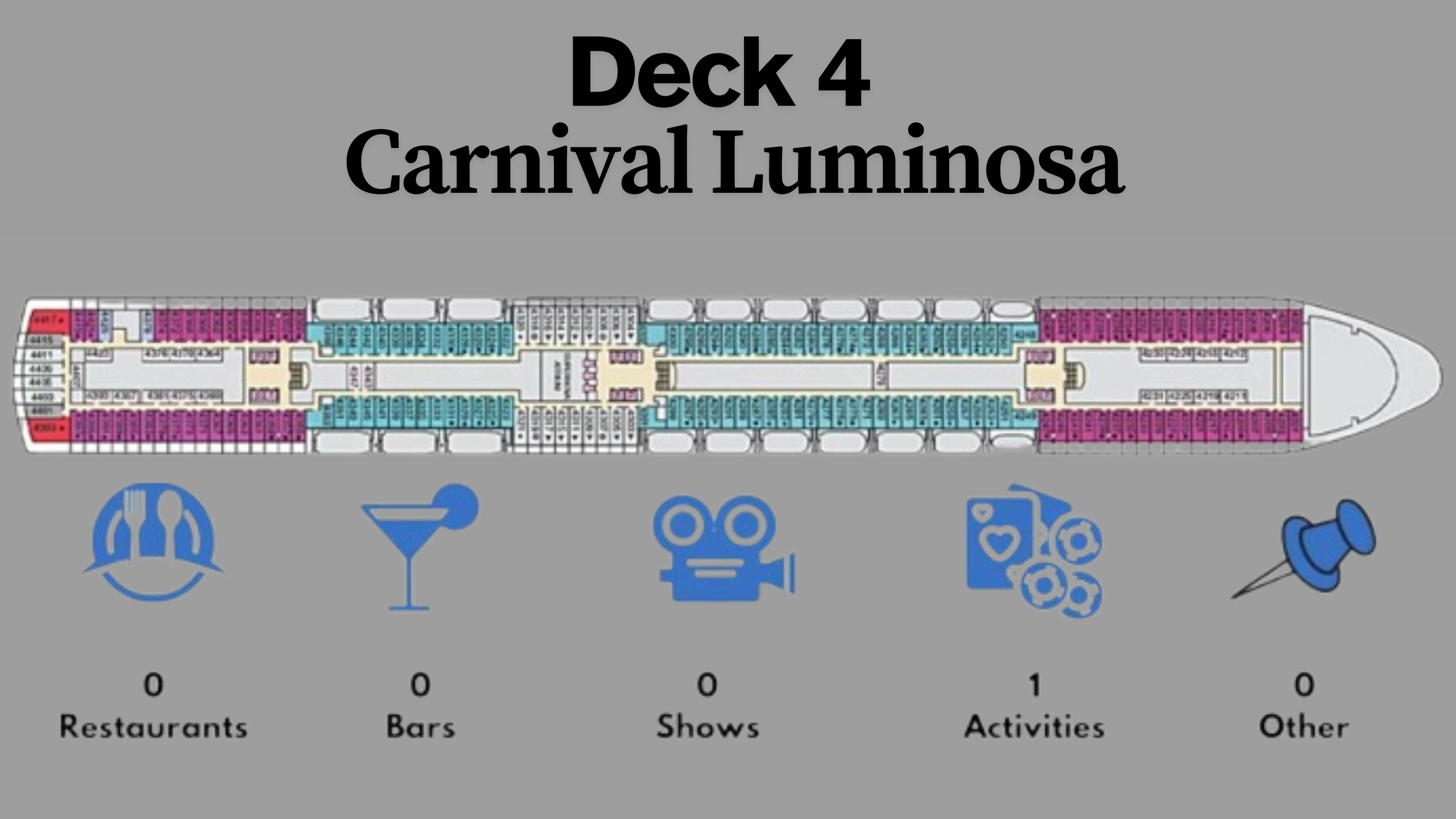 Carnival luminosa Deck Plans