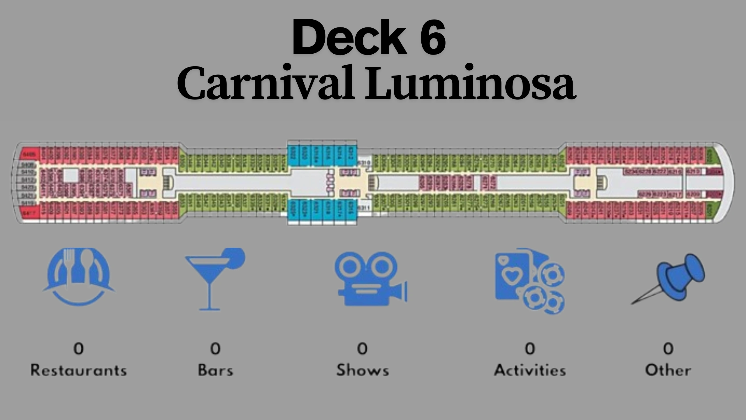 Carnival luminosa Deck Plans