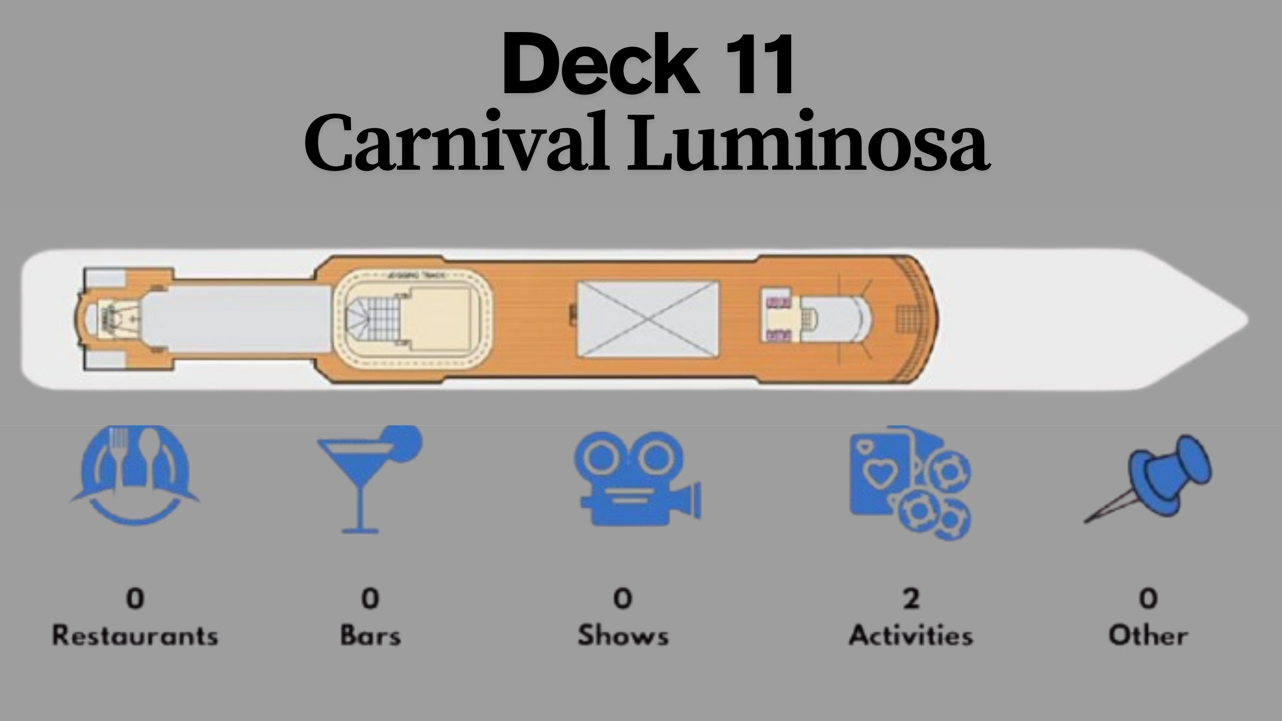 Carnival luminosa Deck Plans