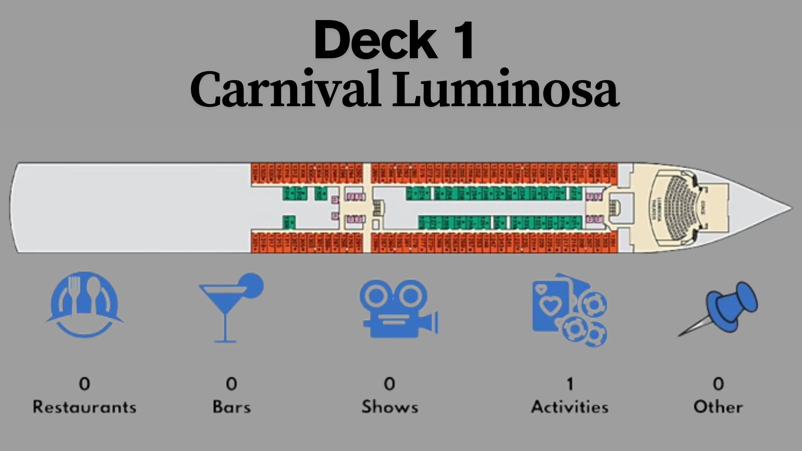Carnival luminosa Deck Plans