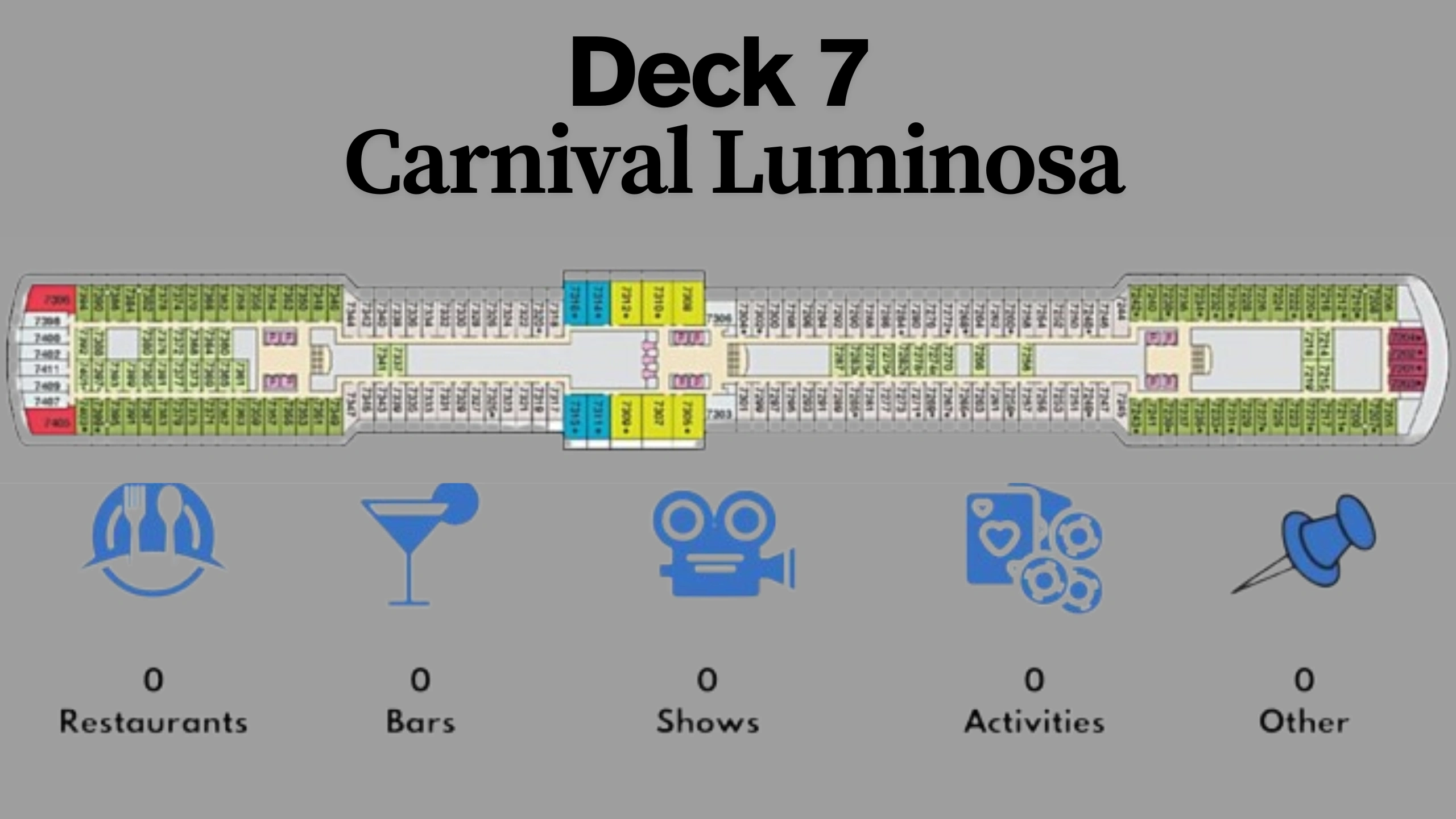 Carnival luminosa Deck Plans