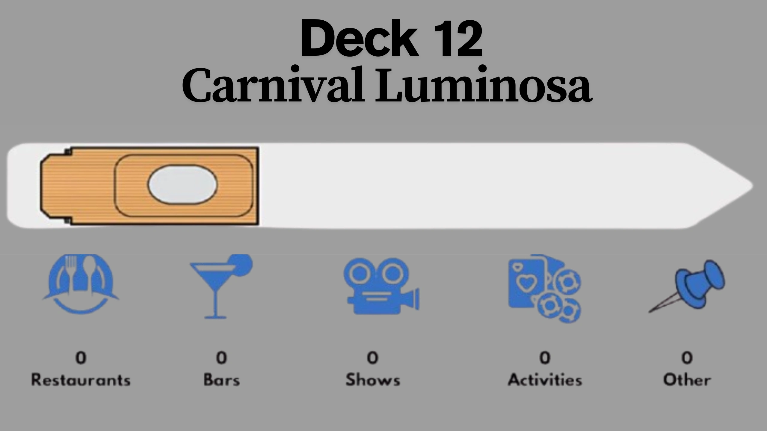 Carnival luminosa Deck Plans