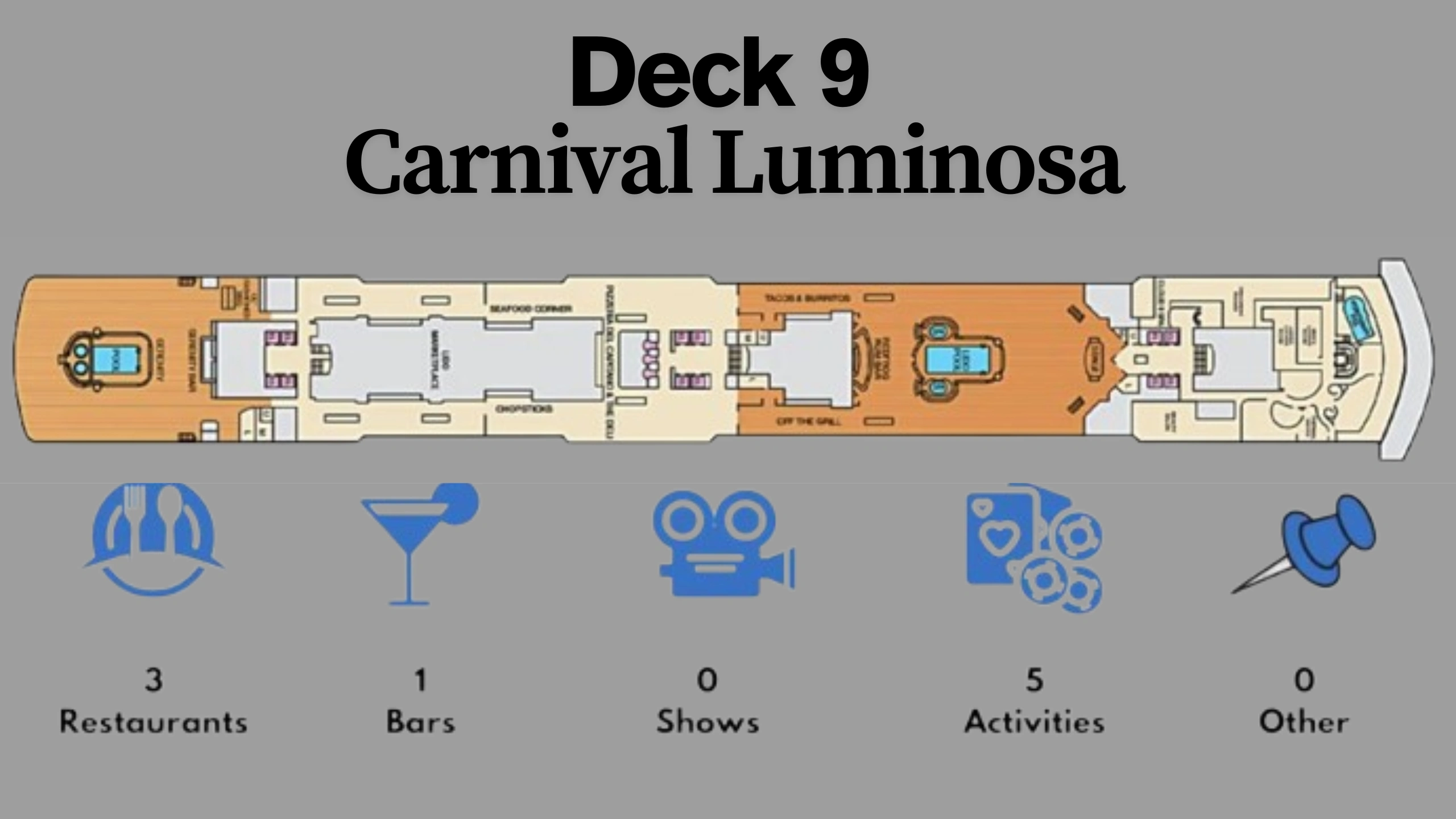 Carnival luminosa Deck Plans