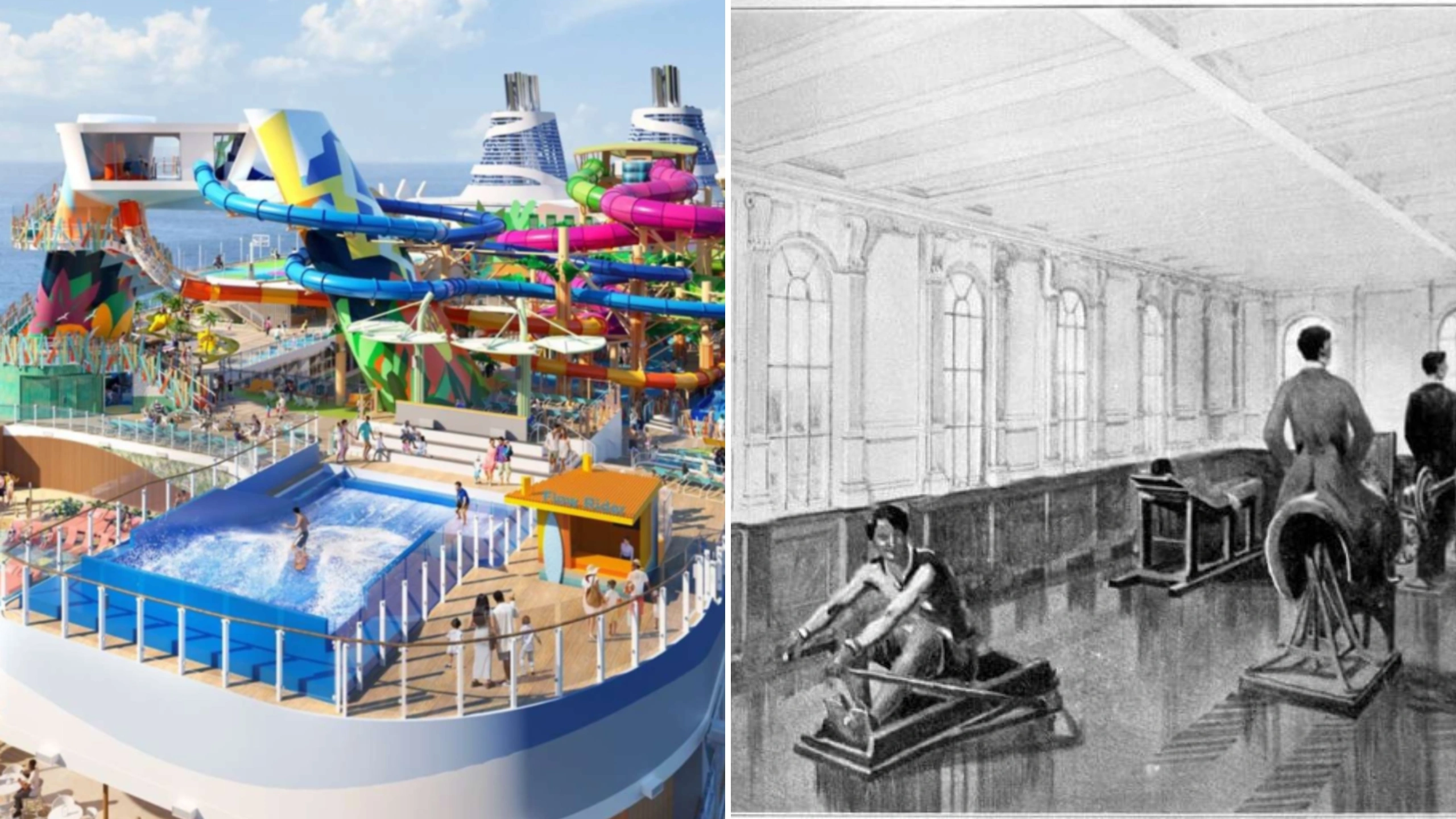 Icon of the Seas vs Titanic