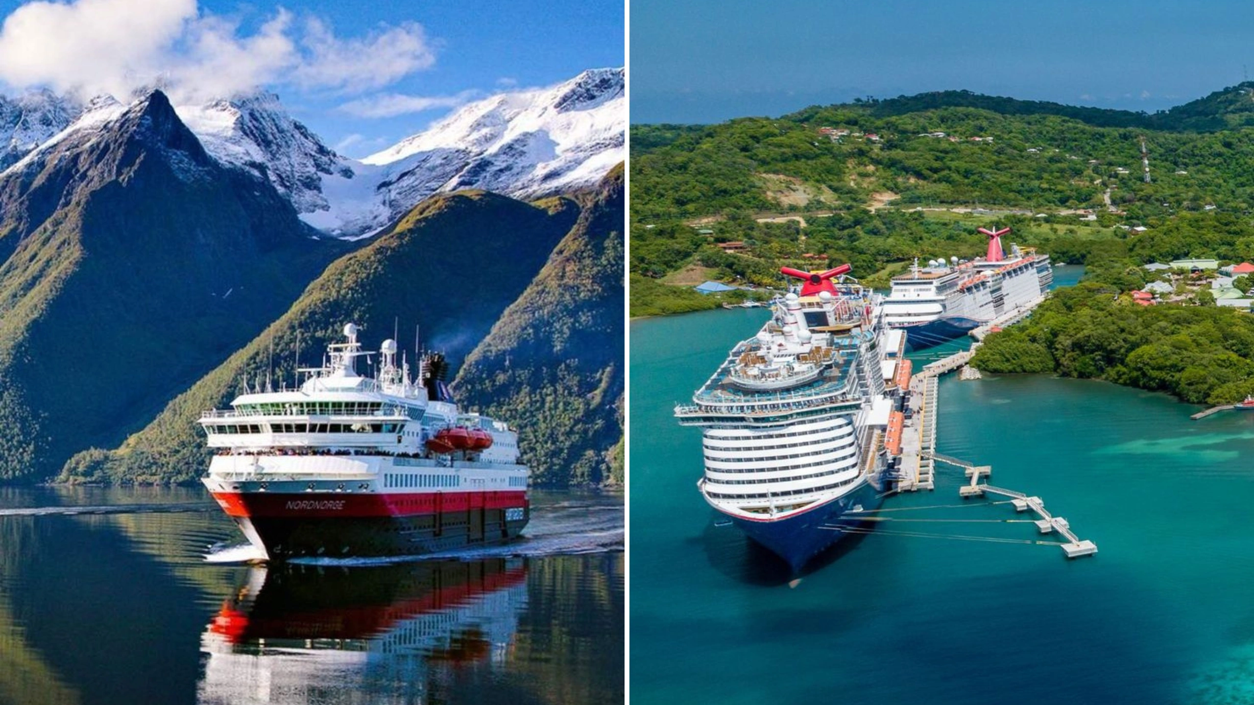 Princess vs Carnival Cruise Ship