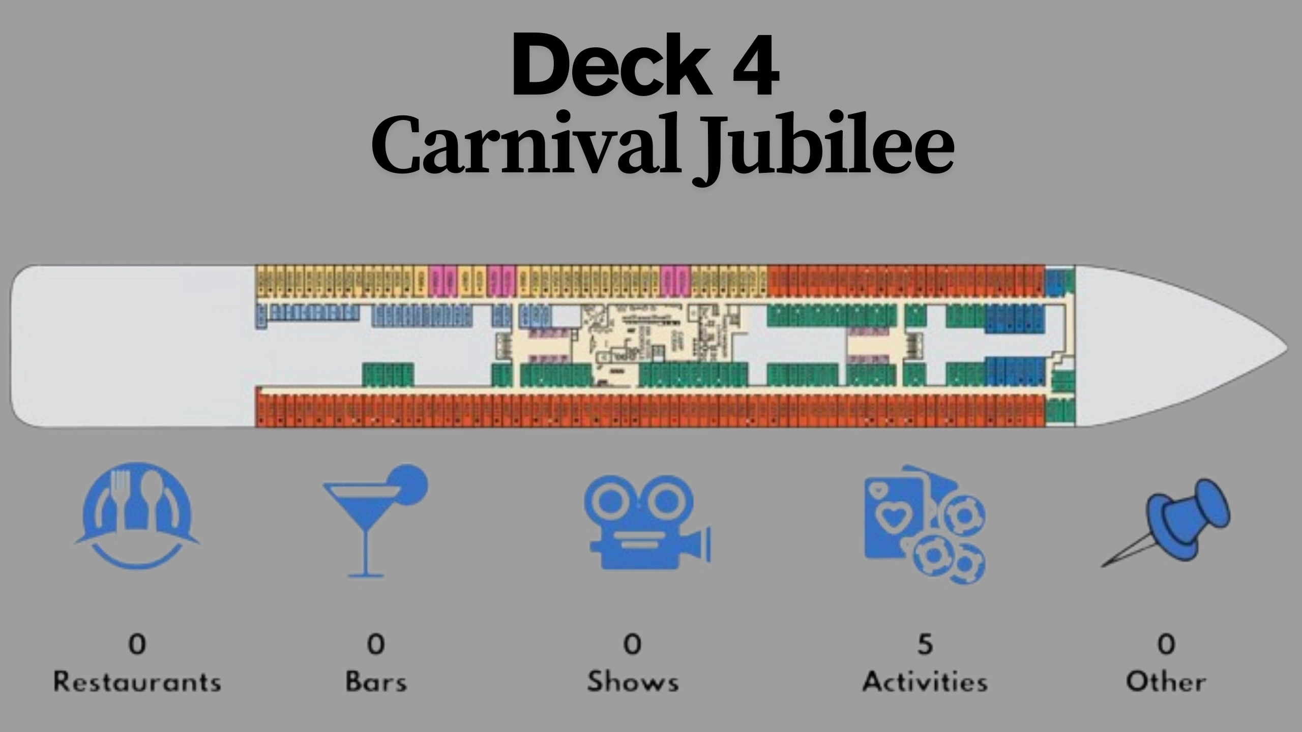 Carnival Jubilee Deck Plans