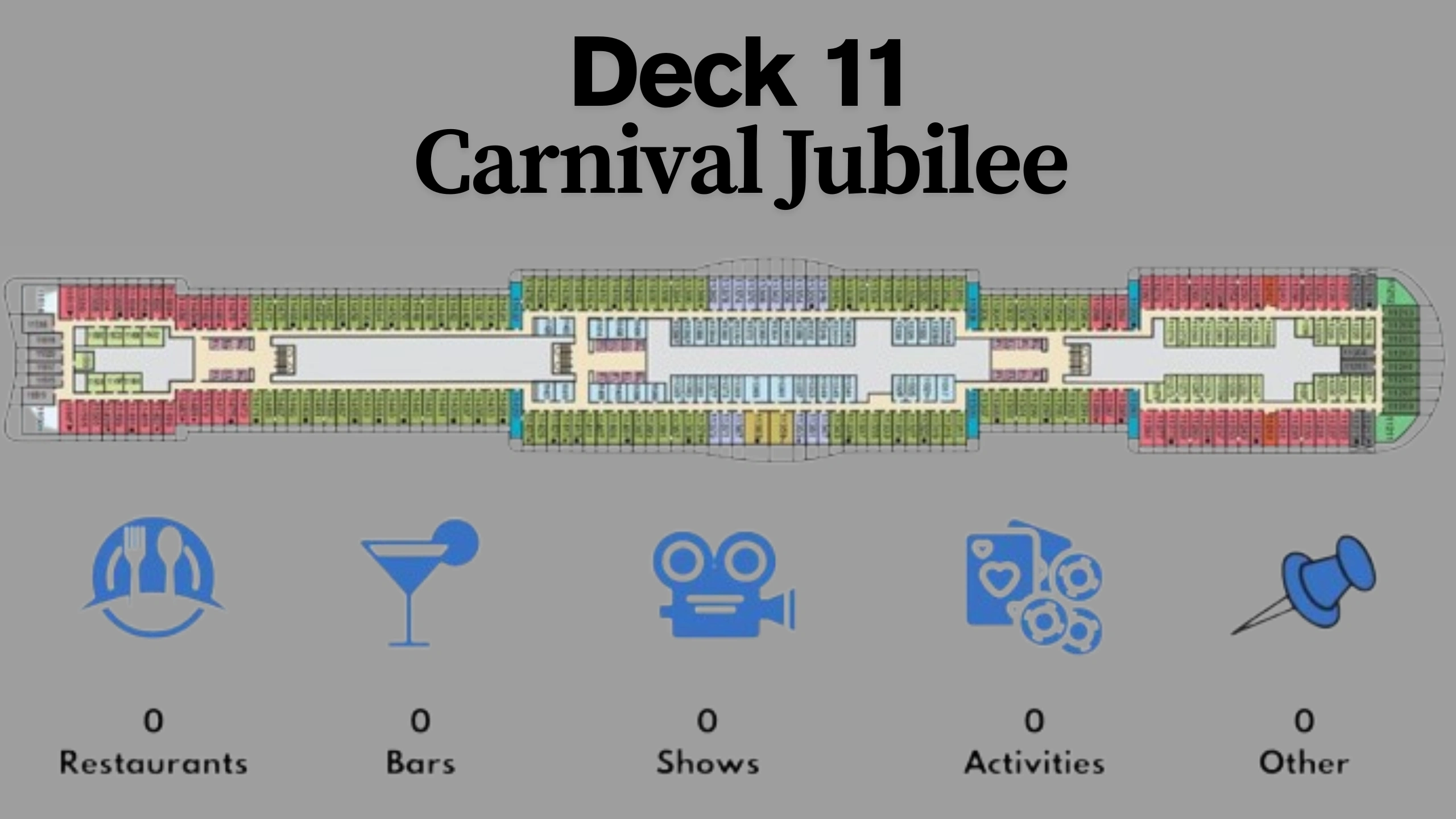 Carnival Jubilee Deck Plans