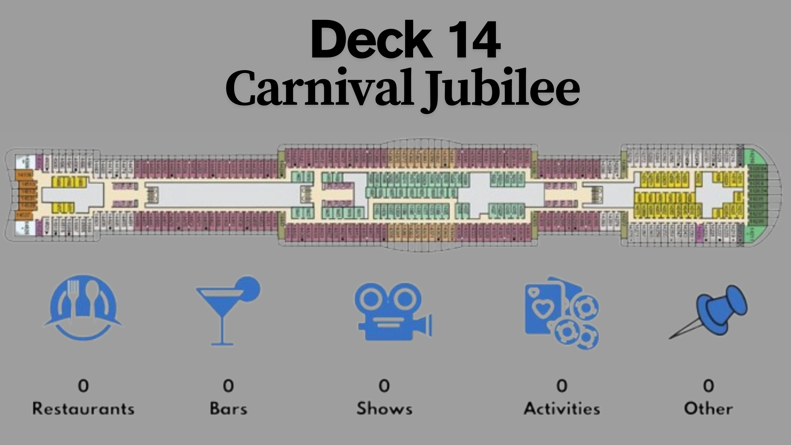 Carnival Jubilee Deck Plans