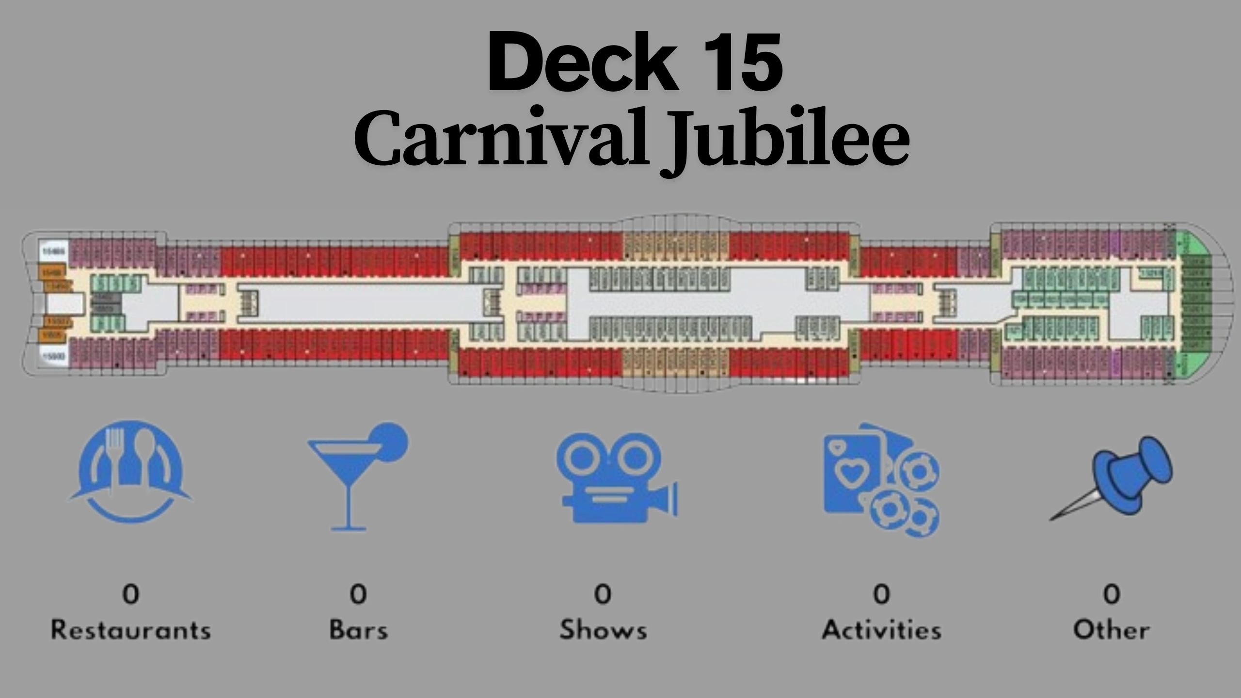 Carnival Jubilee Deck Plans
