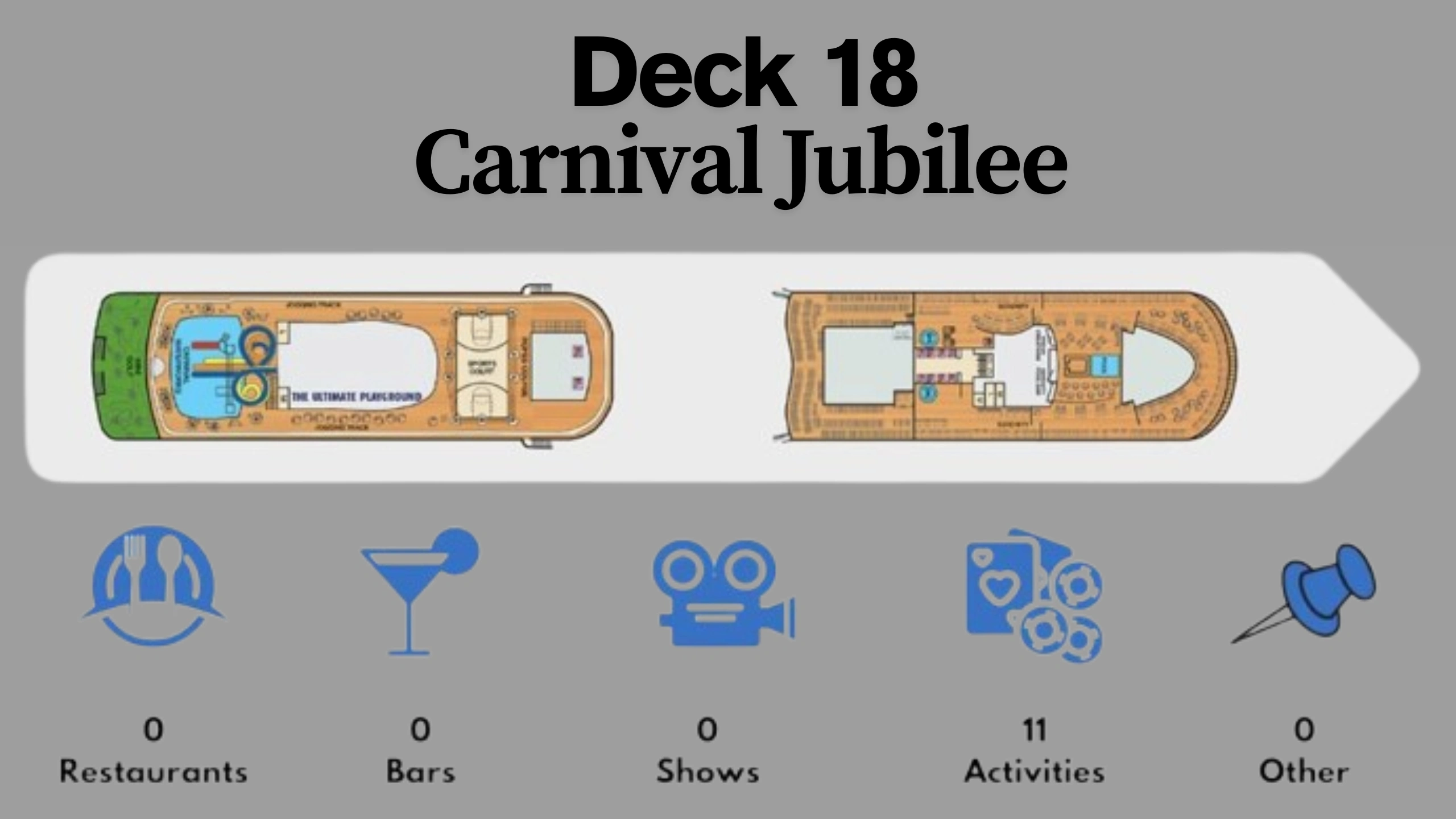 Carnival Jubilee Deck Plans