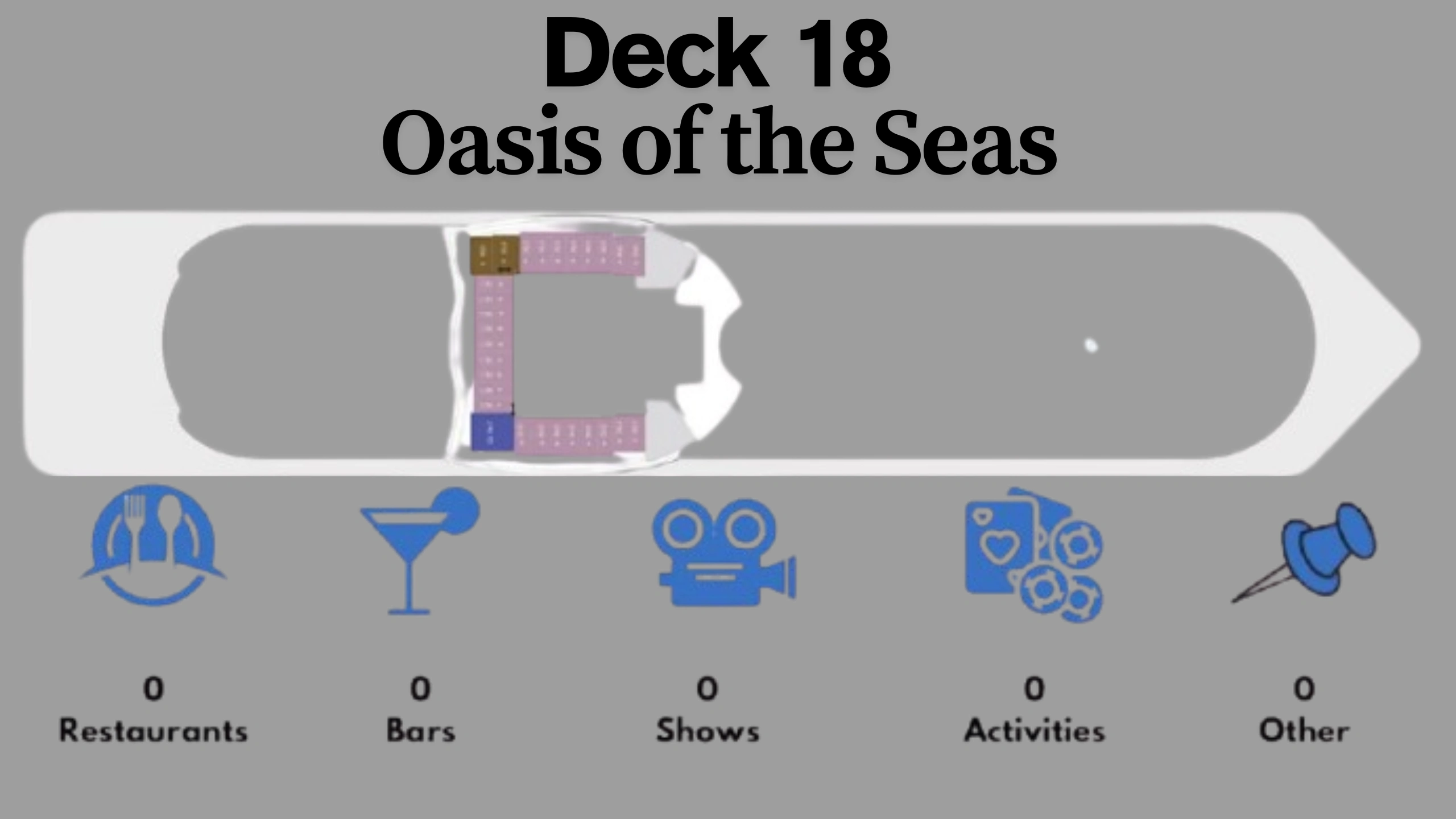 Oasis of the Seas Deck Plans
