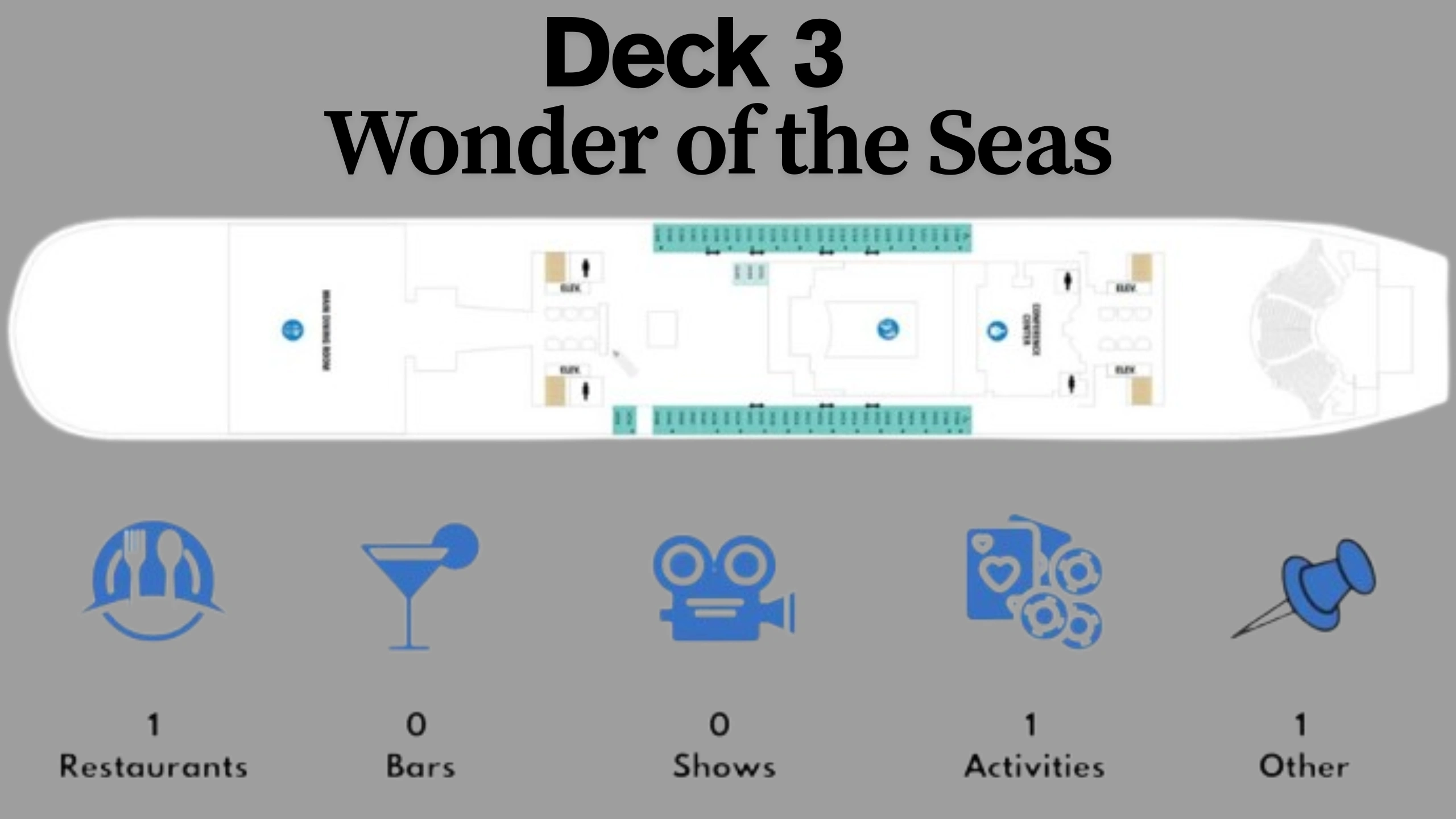 Wonder of the Seas Deck Plans