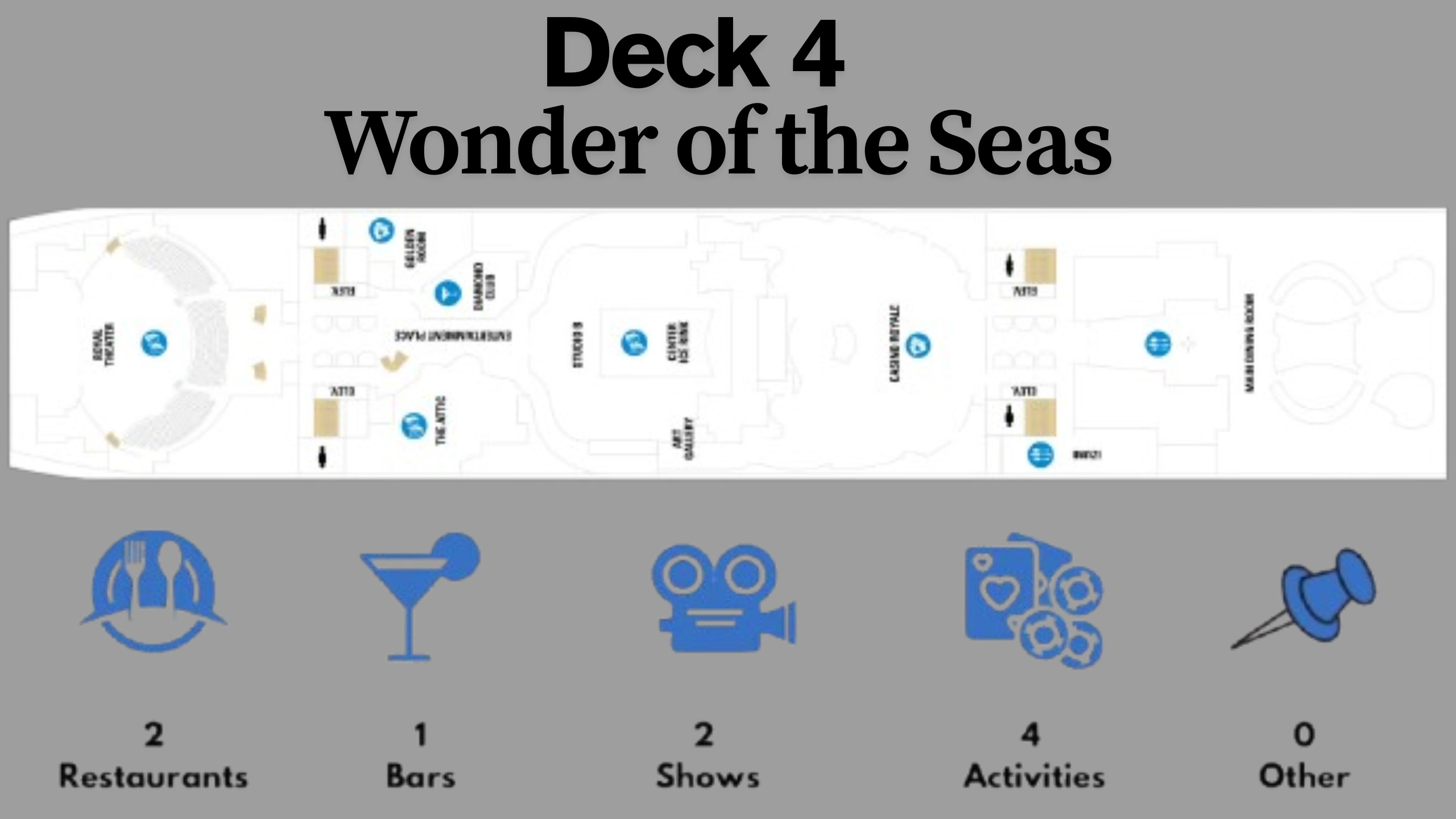 Wonder of the Seas Deck Plans
