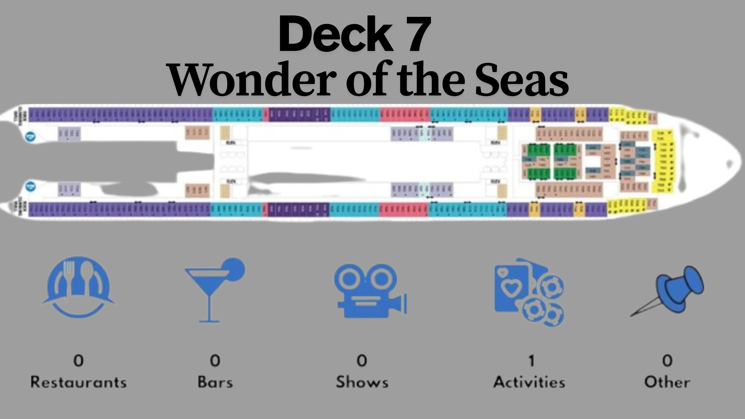 Wonder of the Seas Deck Plans