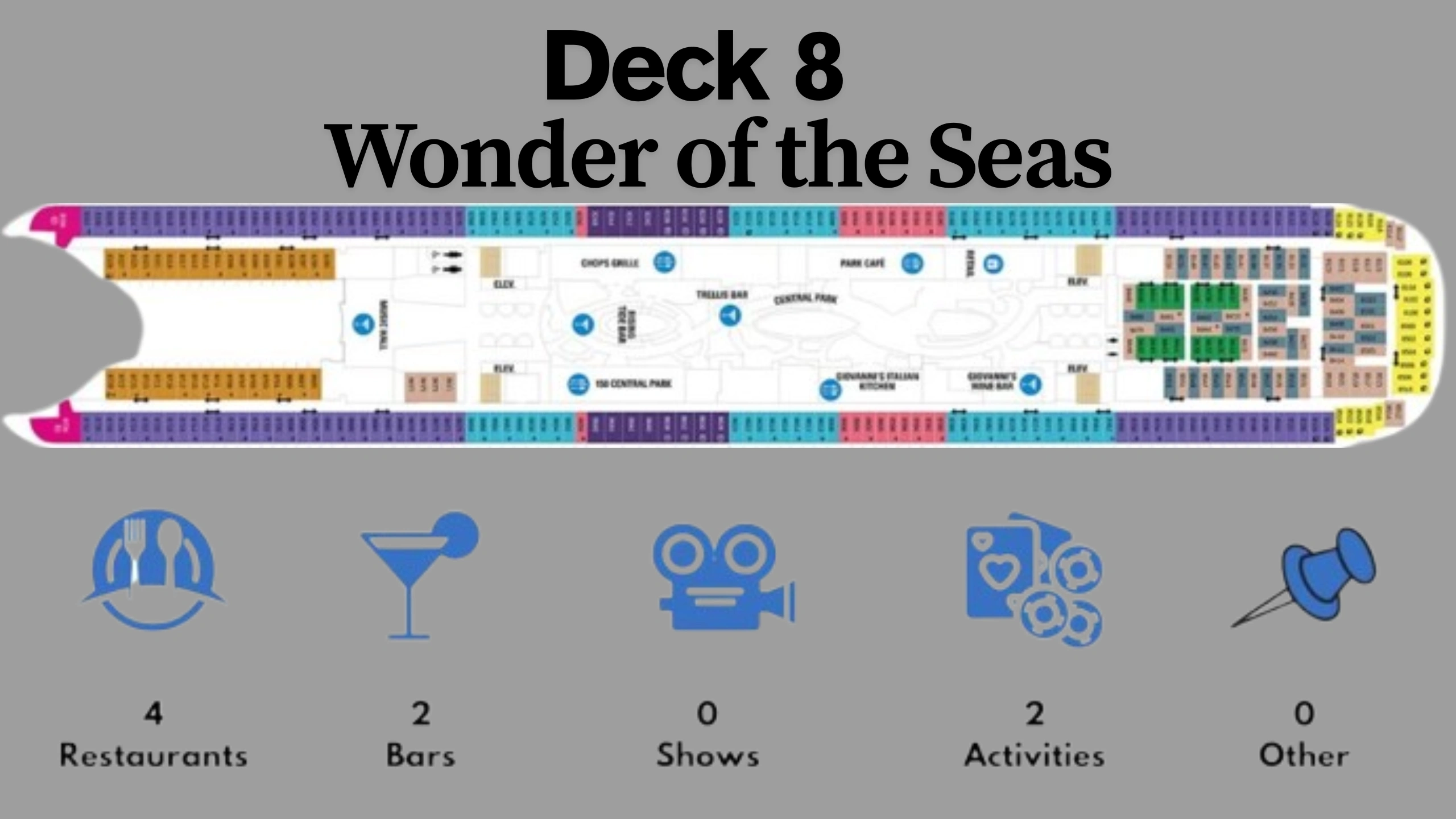 Wonder of the Seas Deck Plans