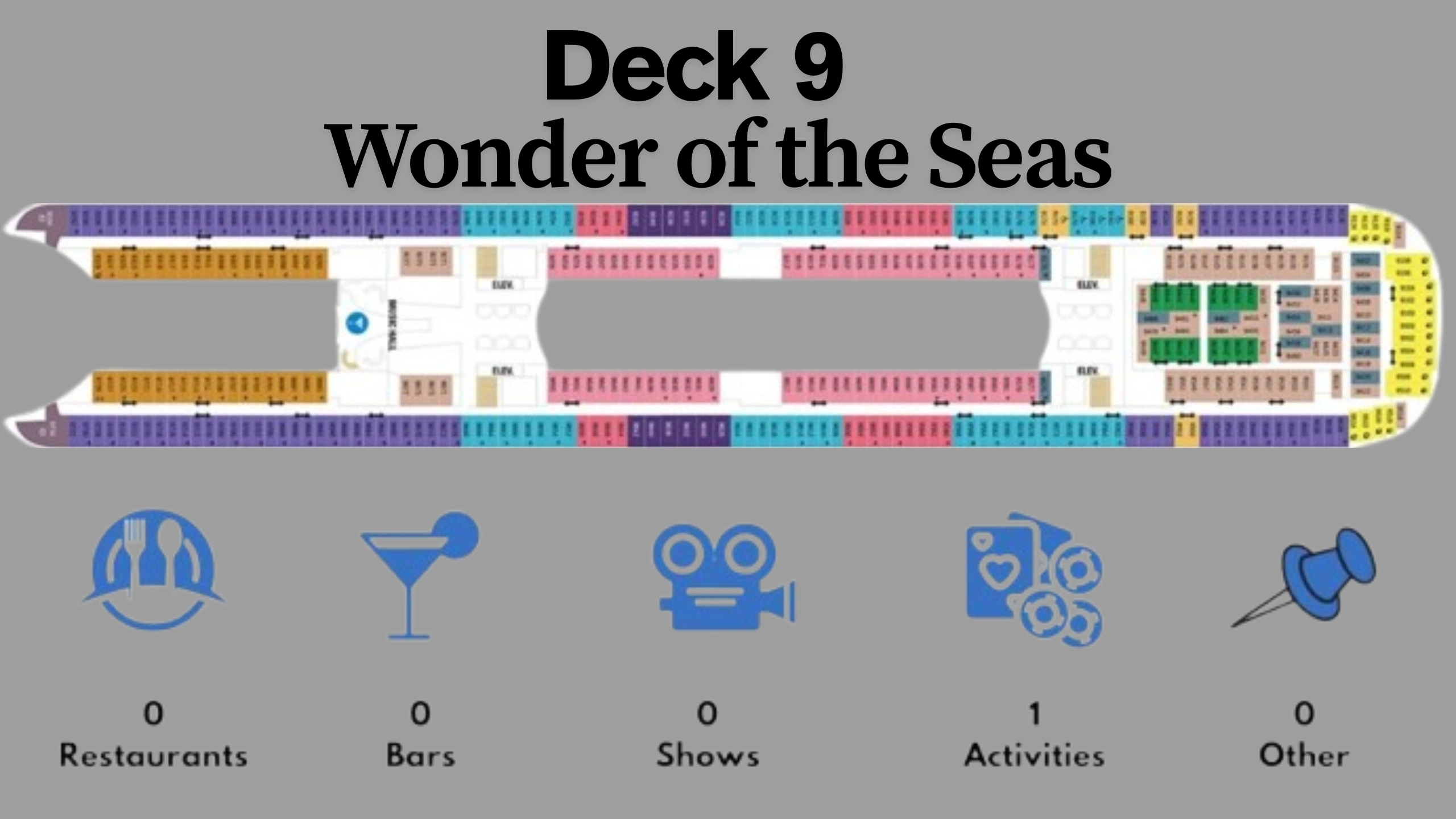 Wonder of the Seas Deck Plans