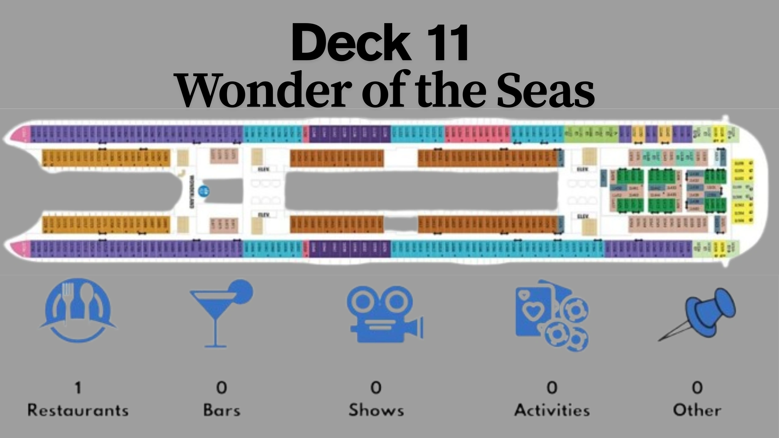 Wonder of the Seas Deck Plans