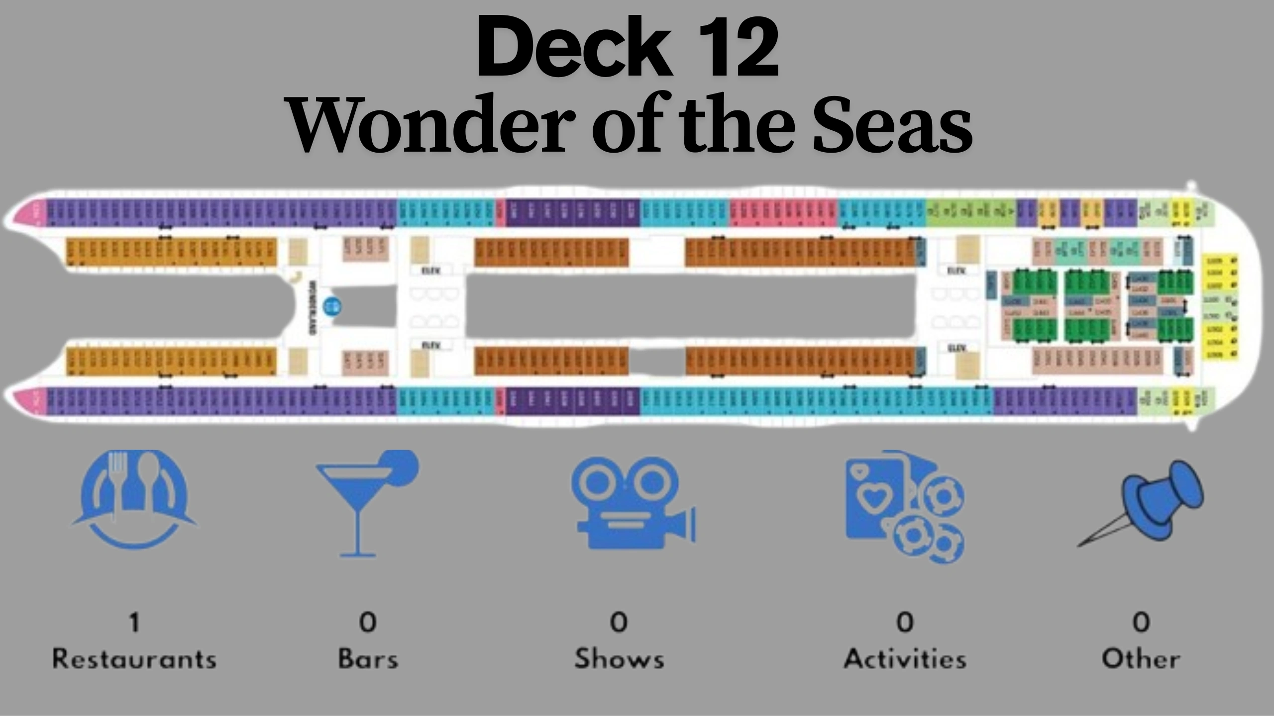 Wonder of the Seas Deck Plans