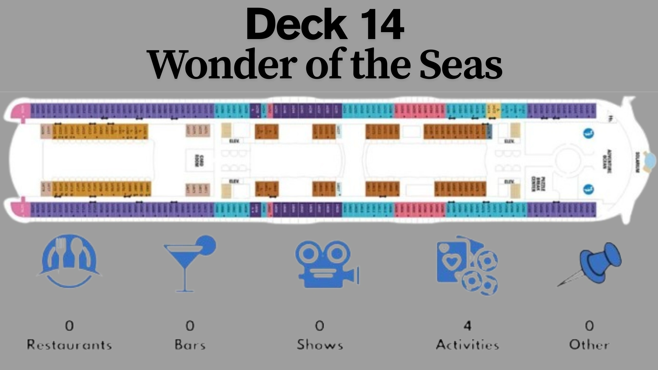Wonder of the Seas Deck Plans