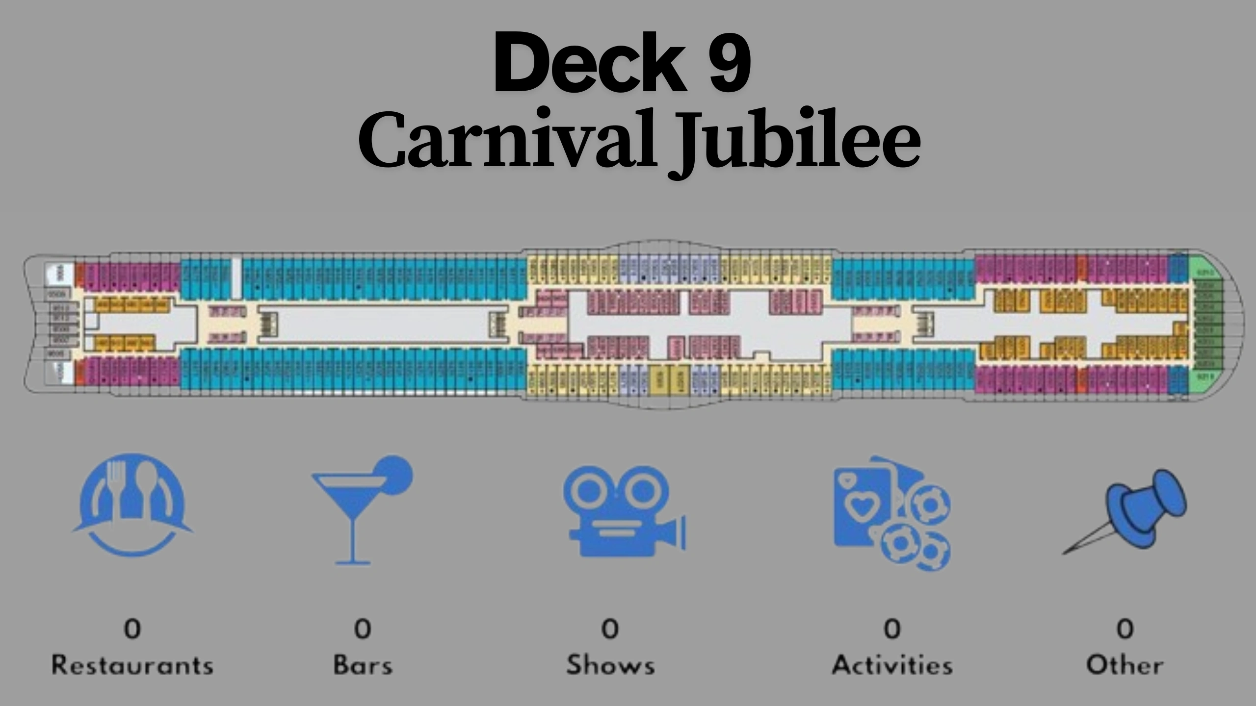 Carnival Jubilee Deck Plans