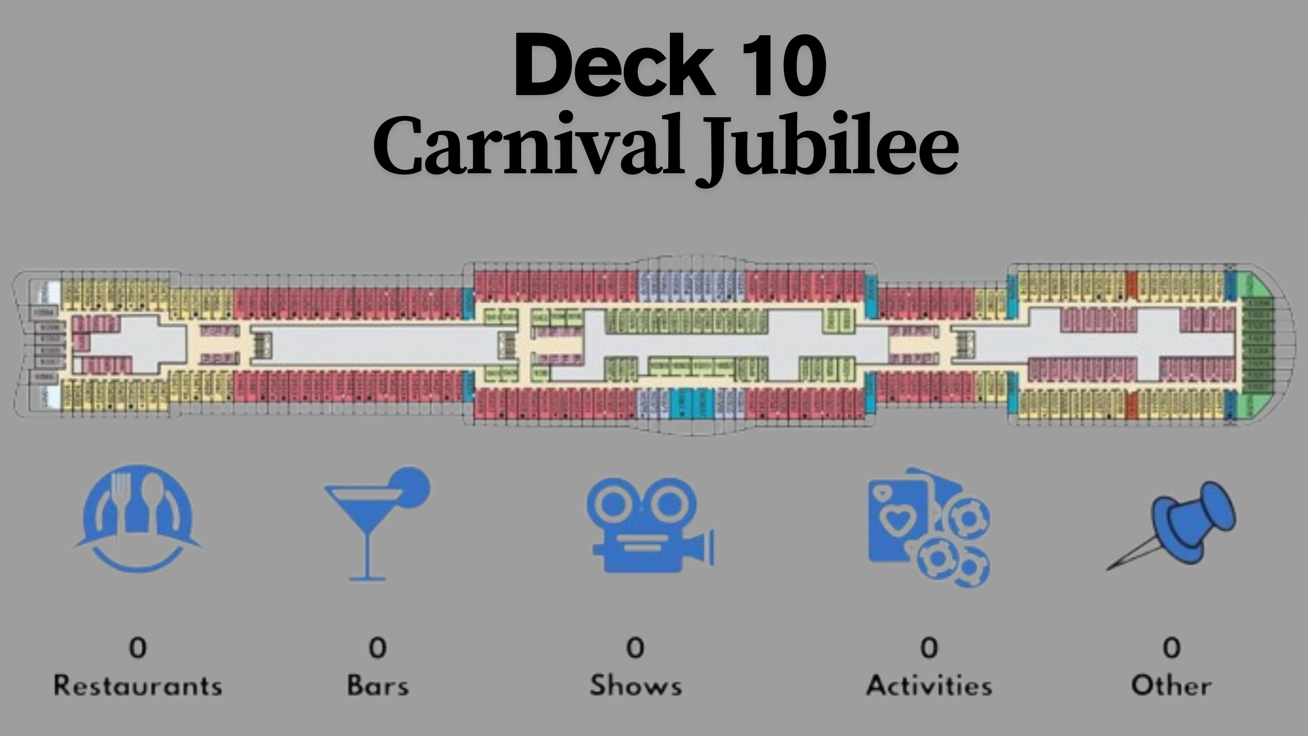 Carnival Jubilee Deck Plans
