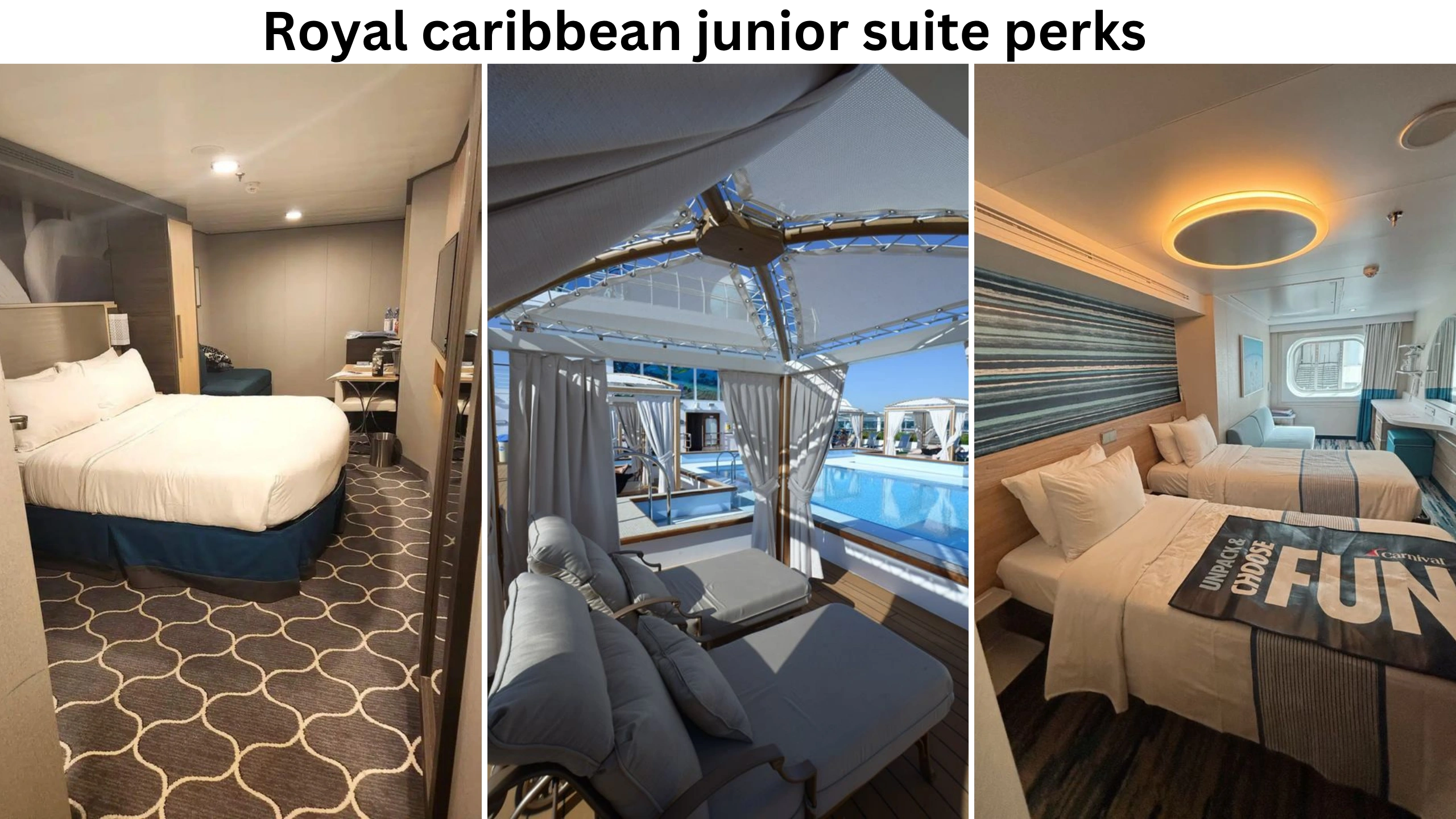 royal caribbean junior suite perks