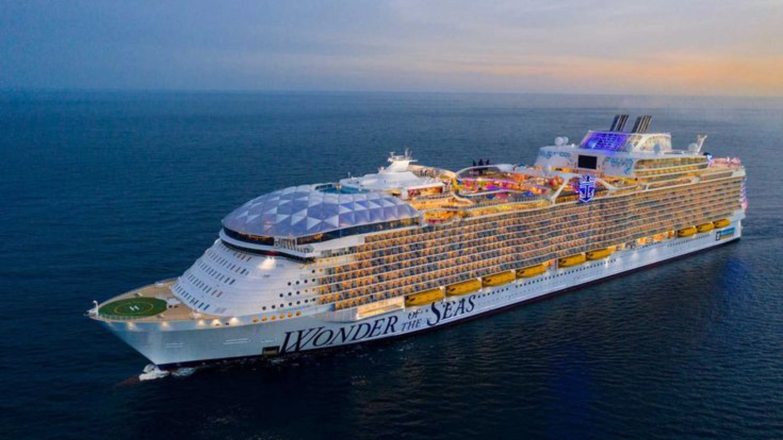 royal caribbean ships by size