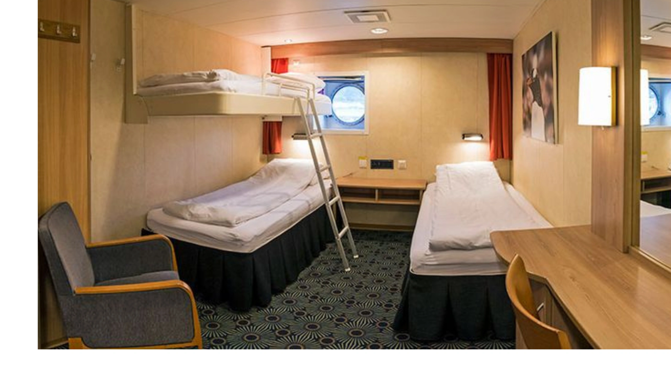 what is a pullman bed on a cruise ship