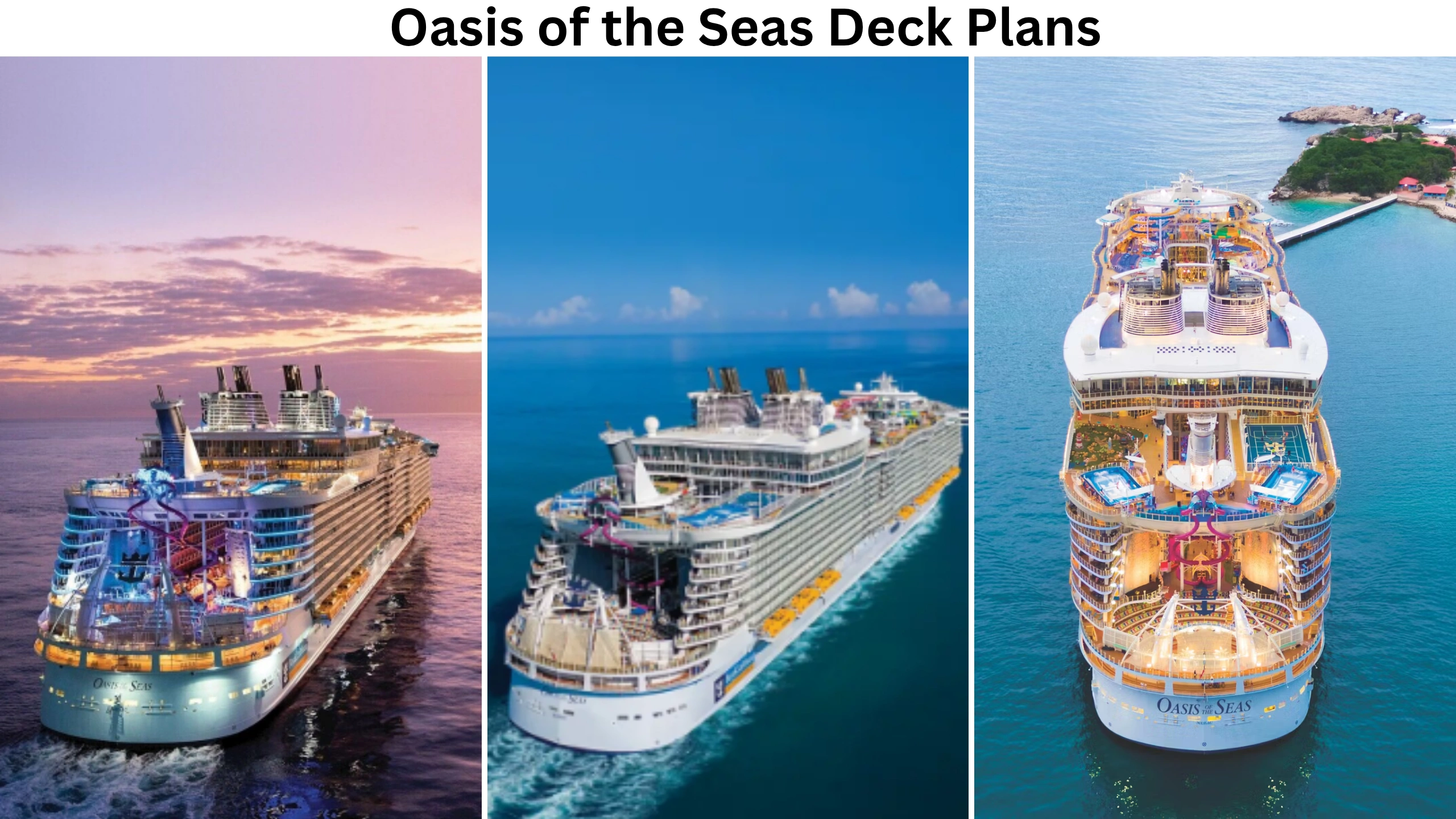 Oasis of the Seas Deck Plans