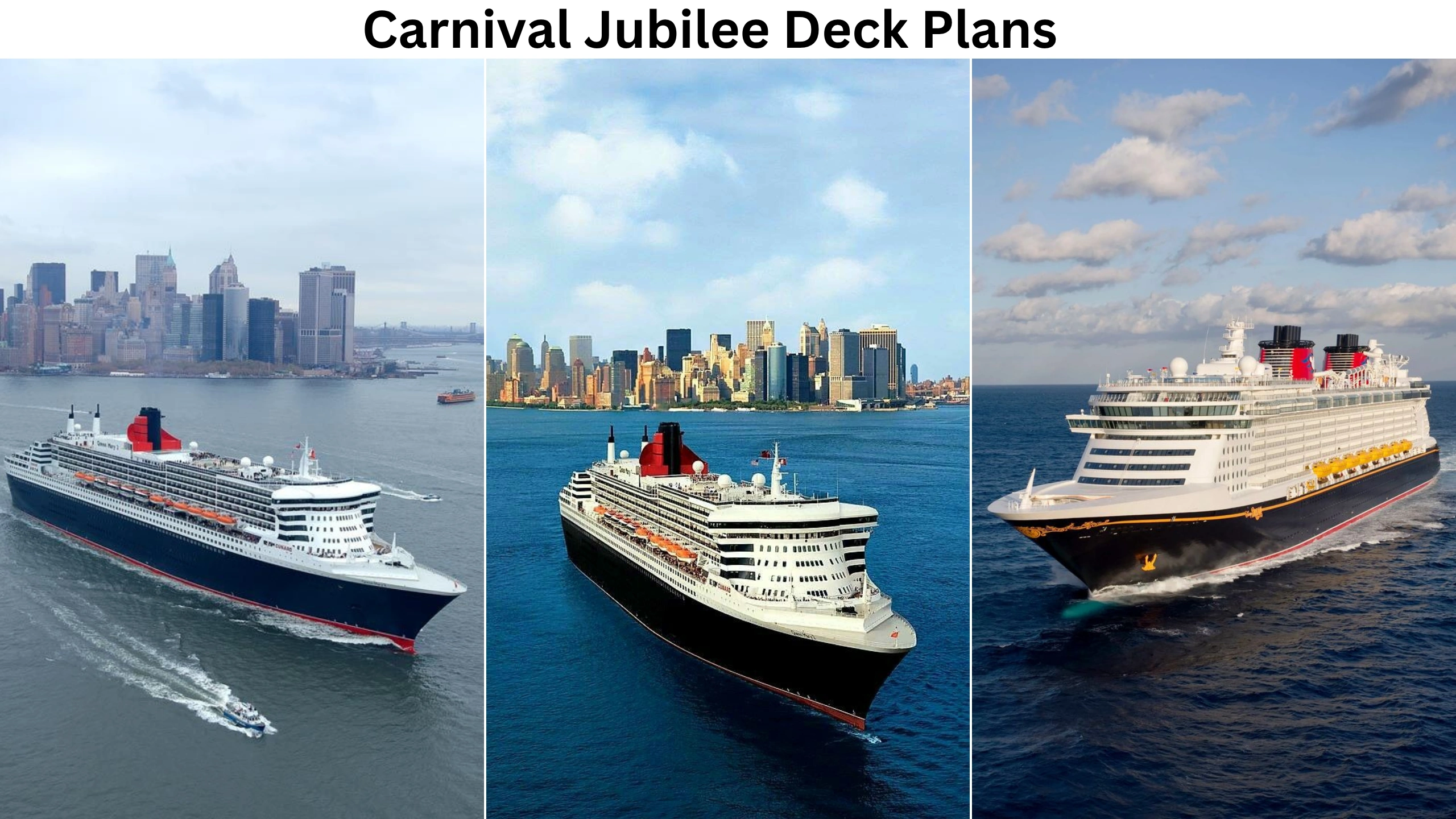 Carnival Jubilee Deck Plans