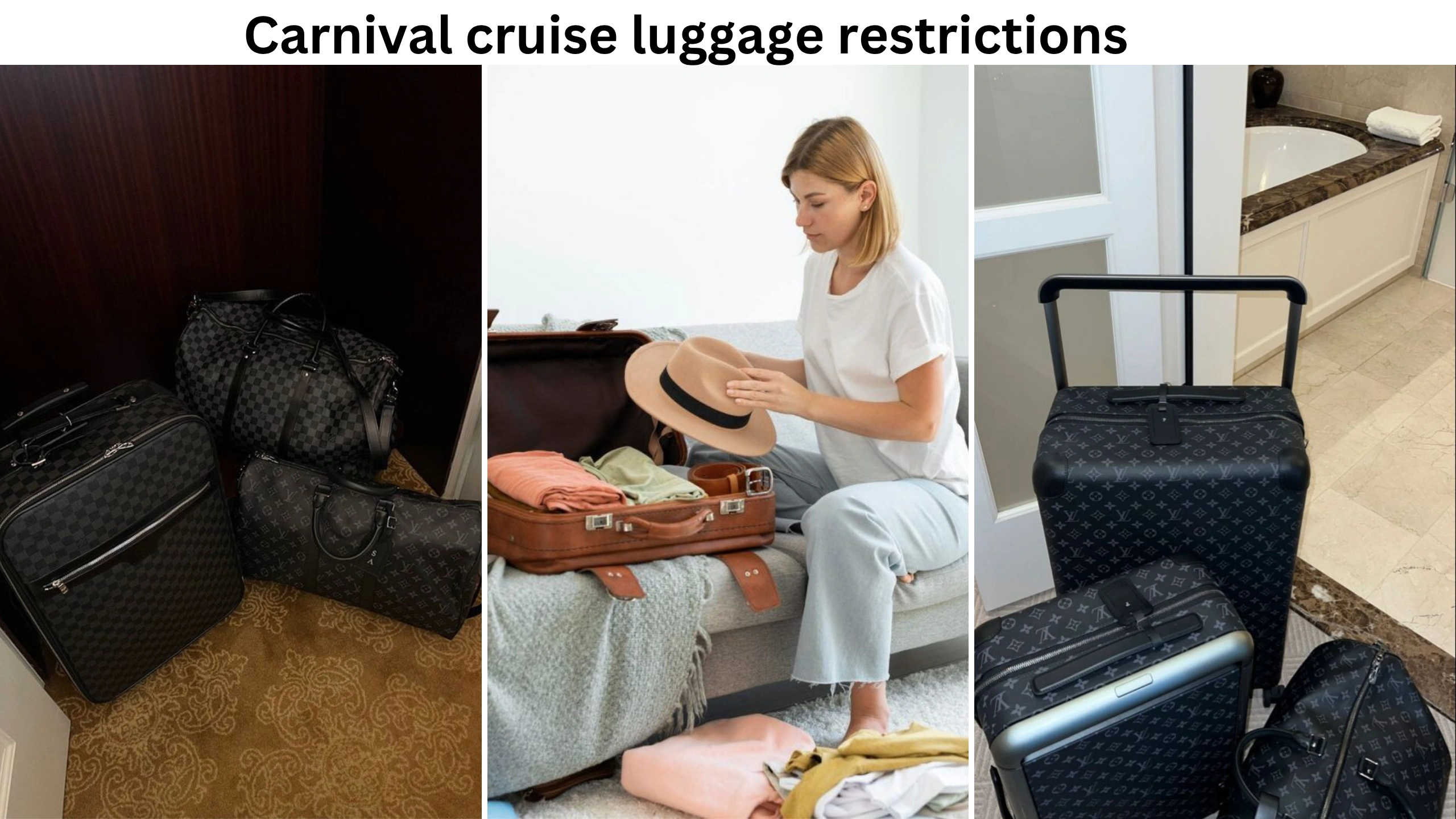carnival cruise luggage restrictions