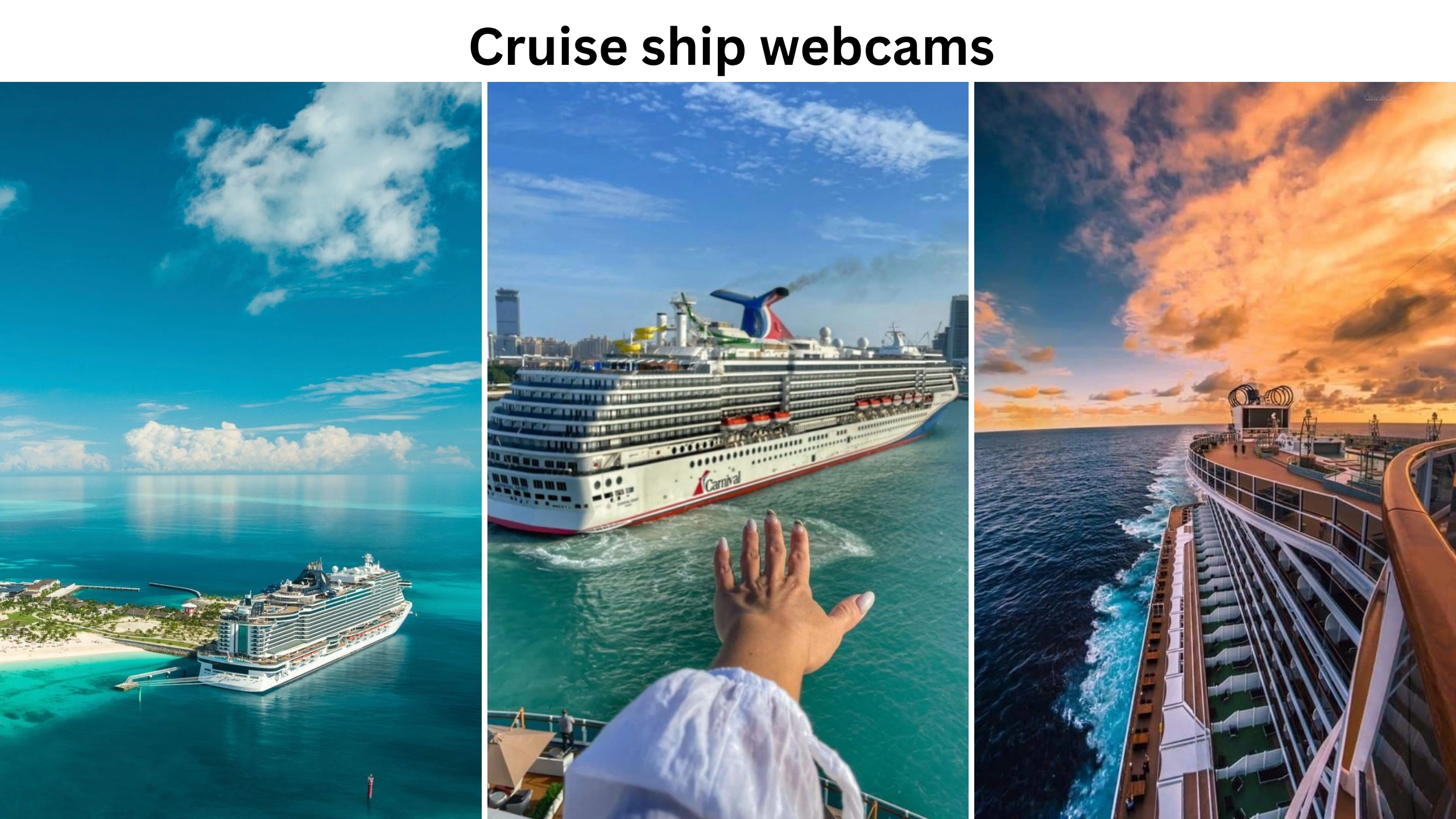 cruise ship webcams